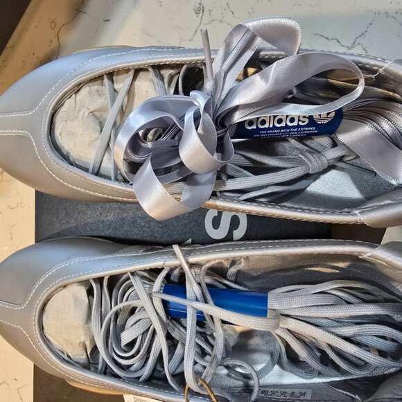 Adidas Taekwondo Mei Ballet Silver Metallic Gum Women's Size 6 JR7032 NEW SHOES - Picture 8 of 15